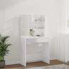 Stylish Dressing Table with LED - 74.5x40x141 cm