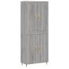 Highboard Grey Sonoma - Stylish Storage Solution | HipoMarket