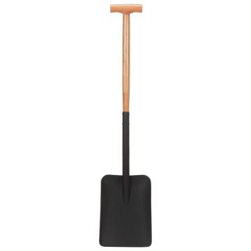 High-Quality Garden Shovel T Grip - Steel & Hardwood