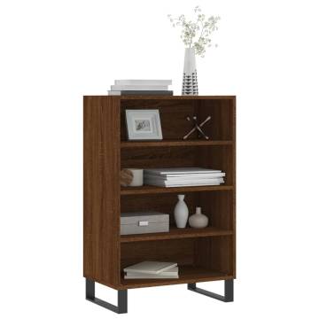 Highboard Brown Oak 57x35x90 cm - Stylish Storage Solution