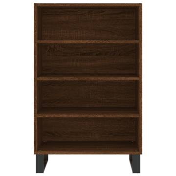 Highboard Brown Oak 57x35x90 cm - Stylish Storage Solution