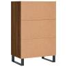 Highboard Brown Oak 57x35x90 cm - Stylish Storage Solution