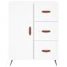 Stylish Highboard White 69.5x34x180cm - Hipomarket