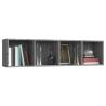 Grey Sonoma Book Cabinet/TV Cabinet - 143x30x36cm