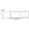 Grey Sonoma Book Cabinet/TV Cabinet - 143x30x36cm