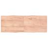 Live Edge Light Brown Oak Table Top | 160x60 cm - Hipomarket