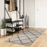 Shaggy Rug High Pile Modern Beige and Anthracite 80x200 cm Colour beige and anthracite Size 80 x 200 cm 