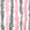 Fly Curtain Silver Grey & Pink 90x200 cm - Insect Protection