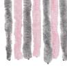 Fly Curtain Silver Grey & Pink 90x200 cm - Insect Protection