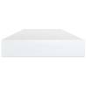 High Gloss White Bookshelf Boards - 4 pcs | Hipomarket UK