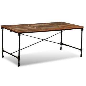 Dining Table Solid Reclaimed Wood 180 cm - Unique & Stylish