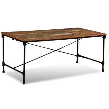 Dining Table Solid Reclaimed Wood 180 cm - Unique & Stylish