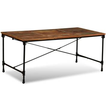 Dining Table Solid Reclaimed Wood 180 cm - Unique & Stylish