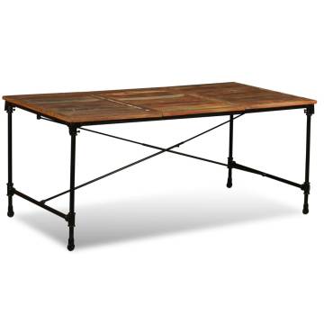 Dining Table Solid Reclaimed Wood 180 cm - Unique & Stylish