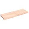 Rustic Wall Shelf - Solid Oak, 140x50x(2-6) cm | Hipo Market