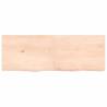 Rustic Wall Shelf - Solid Oak, 140x50x(2-6) cm | Hipo Market