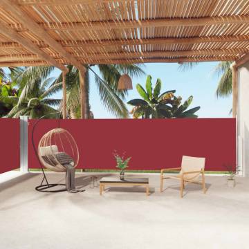 Retractable Side Awning Red - 160x1000 cm | HipoMarket