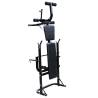 Weight Bench with Rack & 60.5kg Barbell/Dumbbell Set - HipoMarket