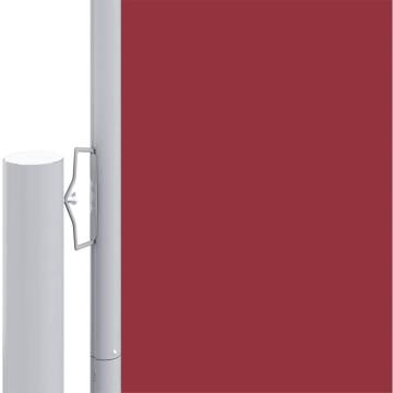 Retractable Side Awning Red - 160x1000 cm | HipoMarket