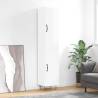 Highboard High Gloss White 34.5x34x180 cm Engineered Wood Colour high gloss white Quantity in Package 1 Model 1 door 