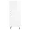 Stylish Highboard High Gloss White | Durable Engineered Wood