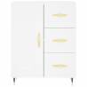 Stylish Highboard White - 69.5x34x180 cm Engineered Wood