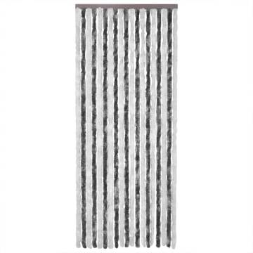 Fly Curtain Grey and White 100x200 cm - Insect Protection