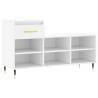 Shoe Cabinet White 102x36x60 cm | Elegant Storage Solution