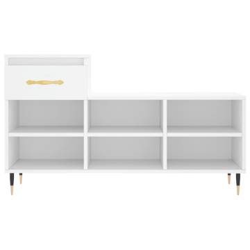 Shoe Cabinet White 102x36x60 cm | Elegant Storage Solution