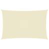 Sunshade Sail Oxford Fabric Rectangular 2x5 m Cream Colour cream Size 2 x 5 m Quantity in Package 1 