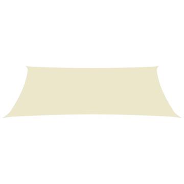 Sunshade Sail Oxford Fabric Rectangular 2x5 m Cream - Hipomarket