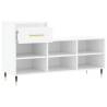 Shoe Cabinet White 102x36x60 cm | Elegant Storage Solution