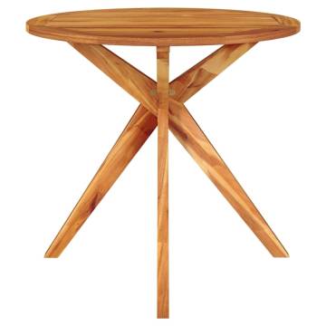 Garden Table 85x85 cm - Solid Wood Acacia | HipoMarket UK