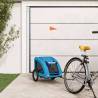 Pet Bike Trailer Blue Oxford Fabric and Iron Colour blue Size 125 x 63 x 66 cm 