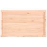 Wall Shelf 100x60 cm Untreated Solid Wood Oak - HipoMarket