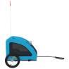 Pet Bike Trailer - Blue Oxford Fabric & Iron | HipoMarket