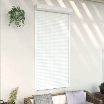 Roller Shutter Aluminium 110x220 cm White | Quality & Comfort