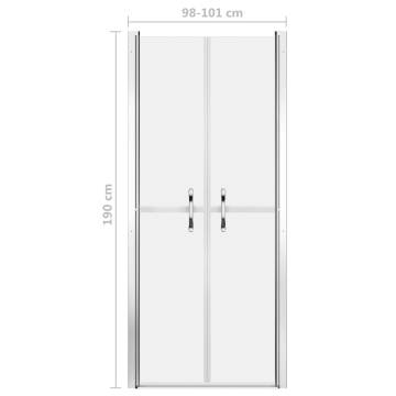 Frosted ESG Shower Door 101x190 cm - Stylish & Functional