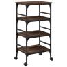 Kitchen Trolley Brown Oak - Stylish Storage Solution - HipoMarket