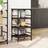 Kitchen Trolley Brown Oak - Stylish Storage Solution - HipoMarket