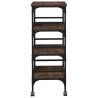 Kitchen Trolley Brown Oak - Stylish Storage Solution - HipoMarket