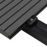 WPC Solid Decking Boards 30 m² Grey - Durable & Stylish