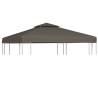 2-Tier Gazebo Top Cover 310 g/m² 3x3 m Taupe Colour taupe Size 3 x 3 m Quantity in Package 1 