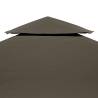 2-Tier Gazebo Top Cover 310 g/m² 3x3 m Taupe | HipoMarket