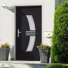 Front Door Anthracite 108x208 cm PVC Colour anthracite Size 108 x 208 cm Quantity in Package 1 Model left + push handle 