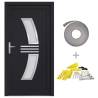 Front Door Anthracite 108x208 cm PVC - Durable & Secure