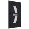 Front Door Anthracite 108x208 cm PVC - Durable & Secure