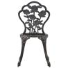 Bistro Chairs 2 pcs Bronze Cast Aluminium - Stylish & Durable