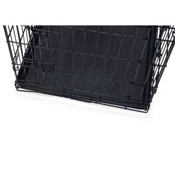 Karlie Dog Crate with 2 Doors - Luxurious Black Design