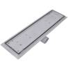 Linear Shower Drain Set - 530x140 mm Stainless Steel | HipoMarket